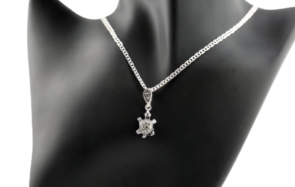 Silver Turtle chain