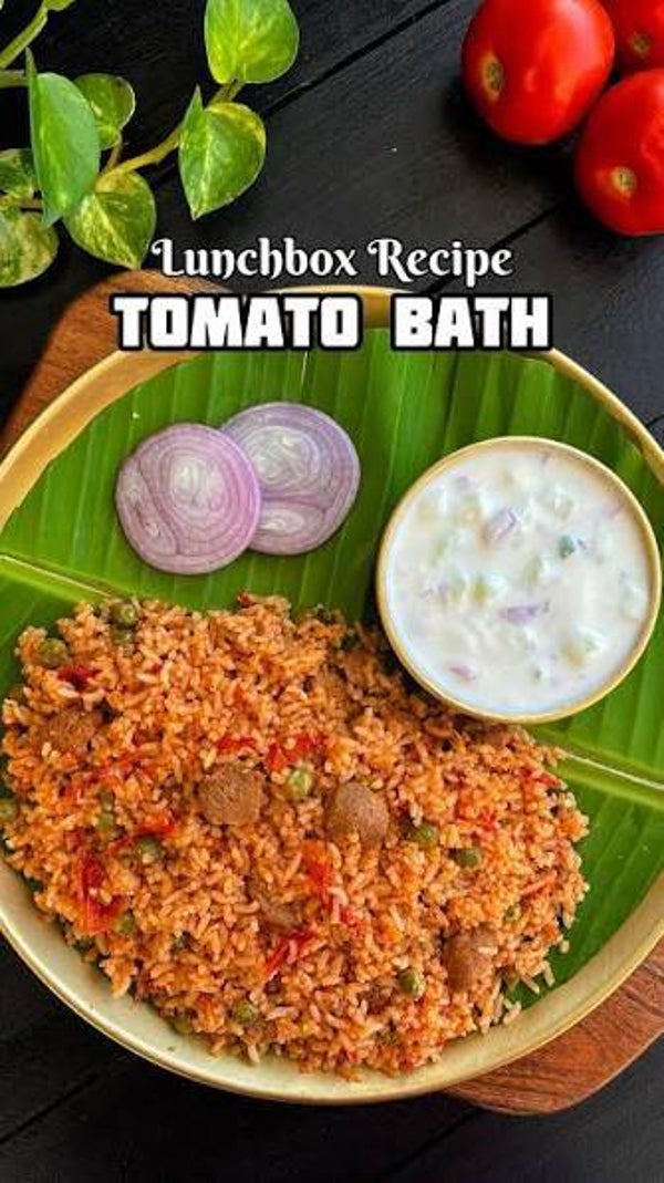 Tomato Bath/ Puliyogare/ Chitranna/ Rice Bath