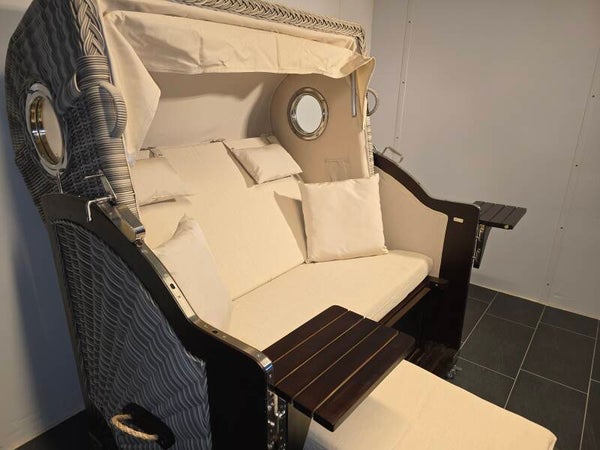 Strandkorb Pelikan XL Mahagoni Braun, Dessin 140