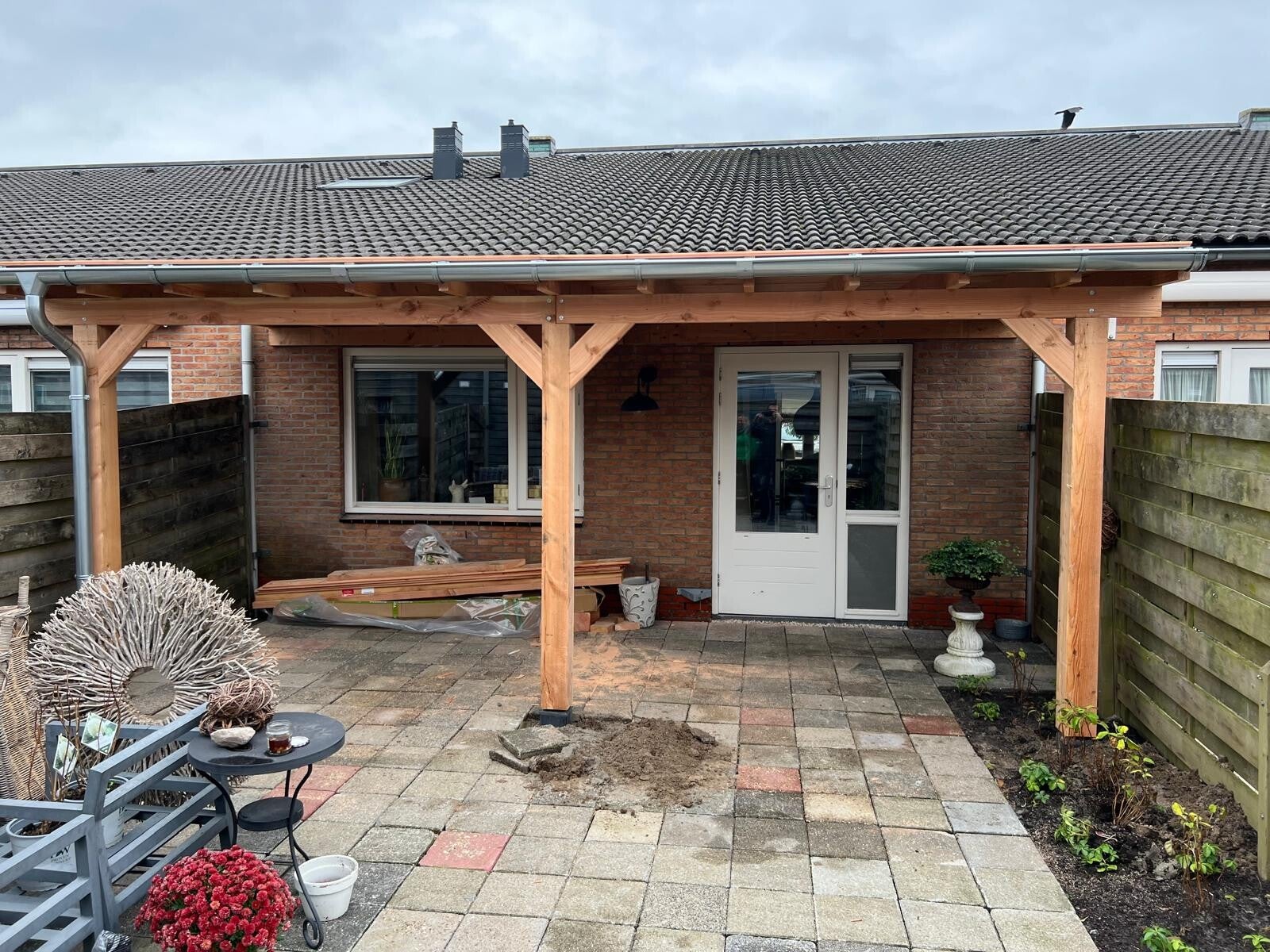 Overkapping bouwen in Houten