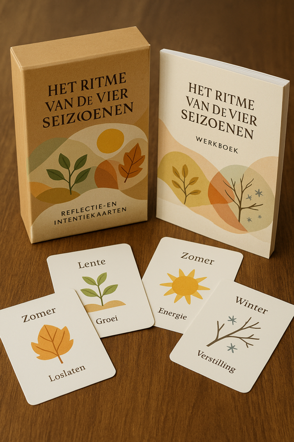 Het ritme van de vier seizoenen kaartset
