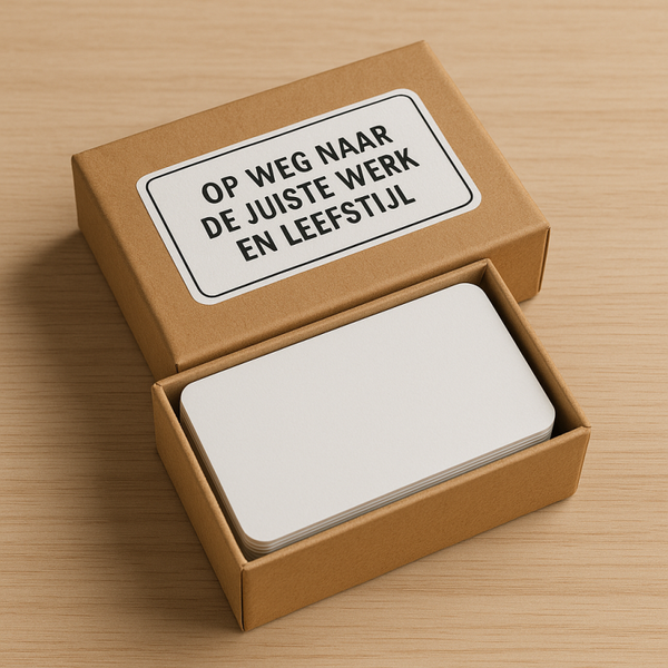 Op weg naar de juiste werk en leefstijl