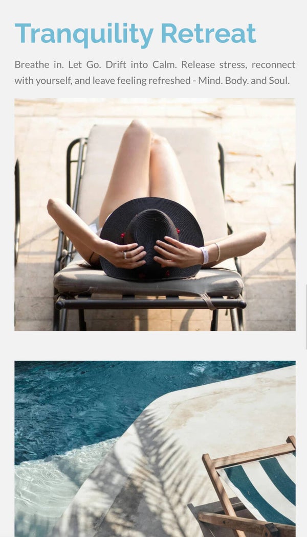 Tranquility Retreat - 2 Hrs