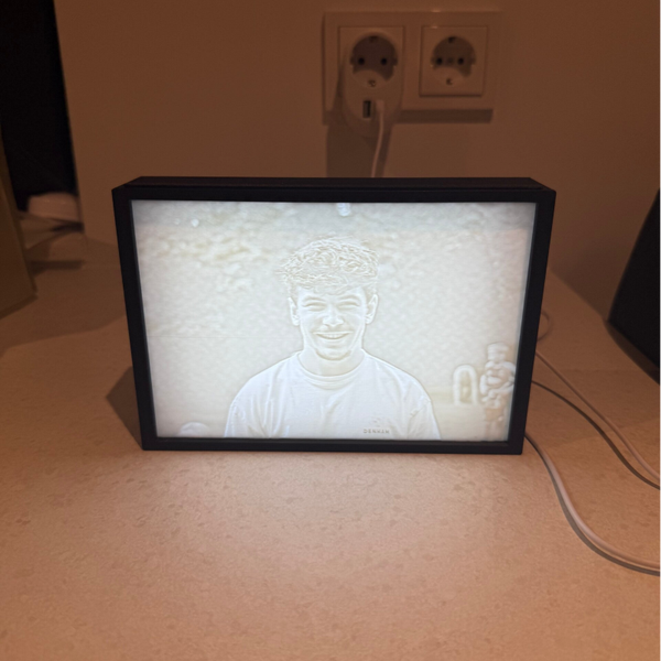 Licht plaatje +/- frame