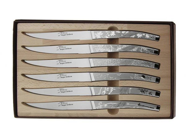 Coffret 6 couteaux Le Thiers Decor Natura