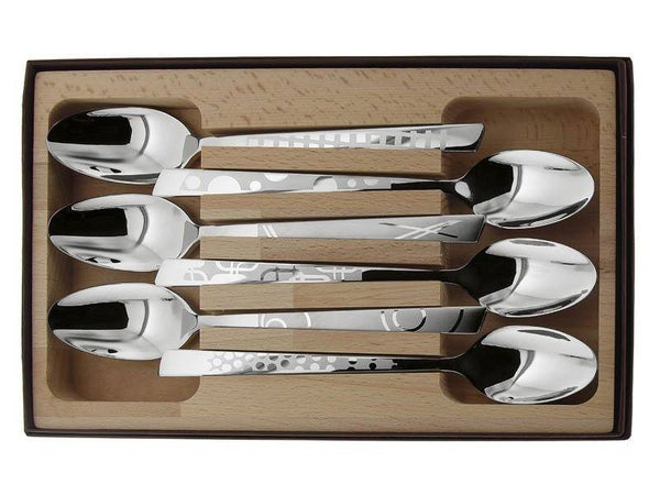 Coffret 6 Cuillères de Table Décor Maison