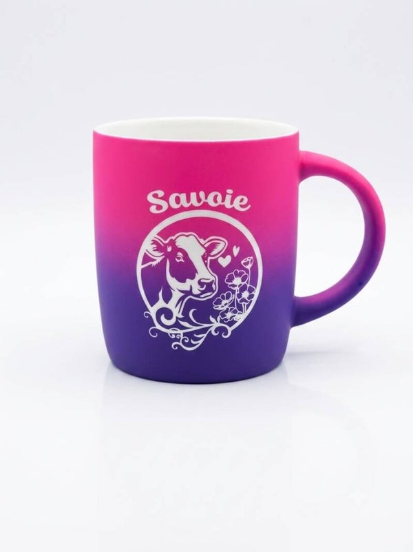 Mug Marmotte Rose/Violet
