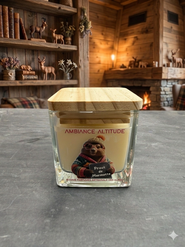 Bougie "Prout de Marmotte"