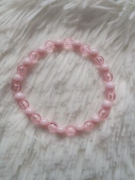 Armbandje roze