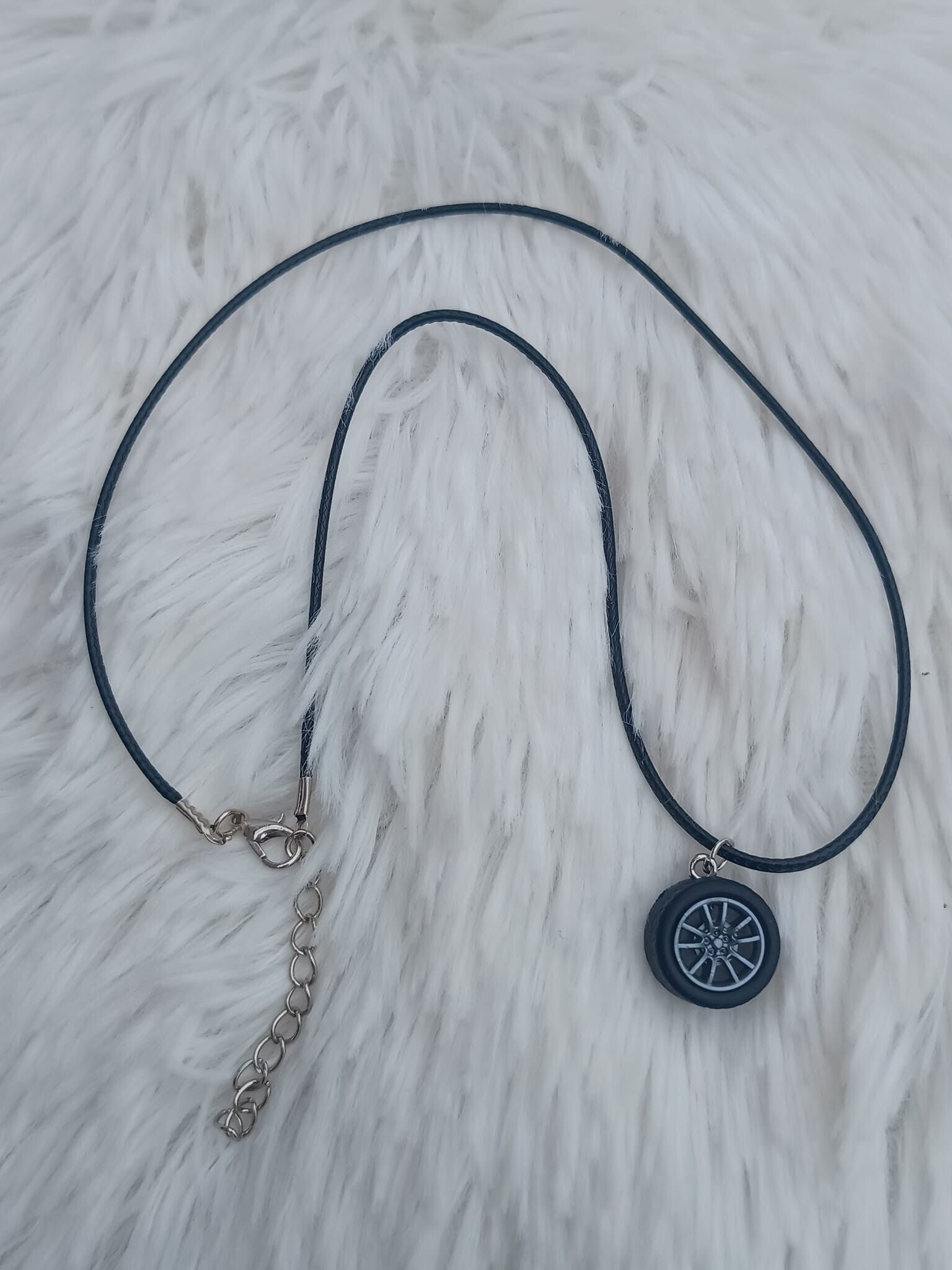 Ketting Autowiel zwart\grijs