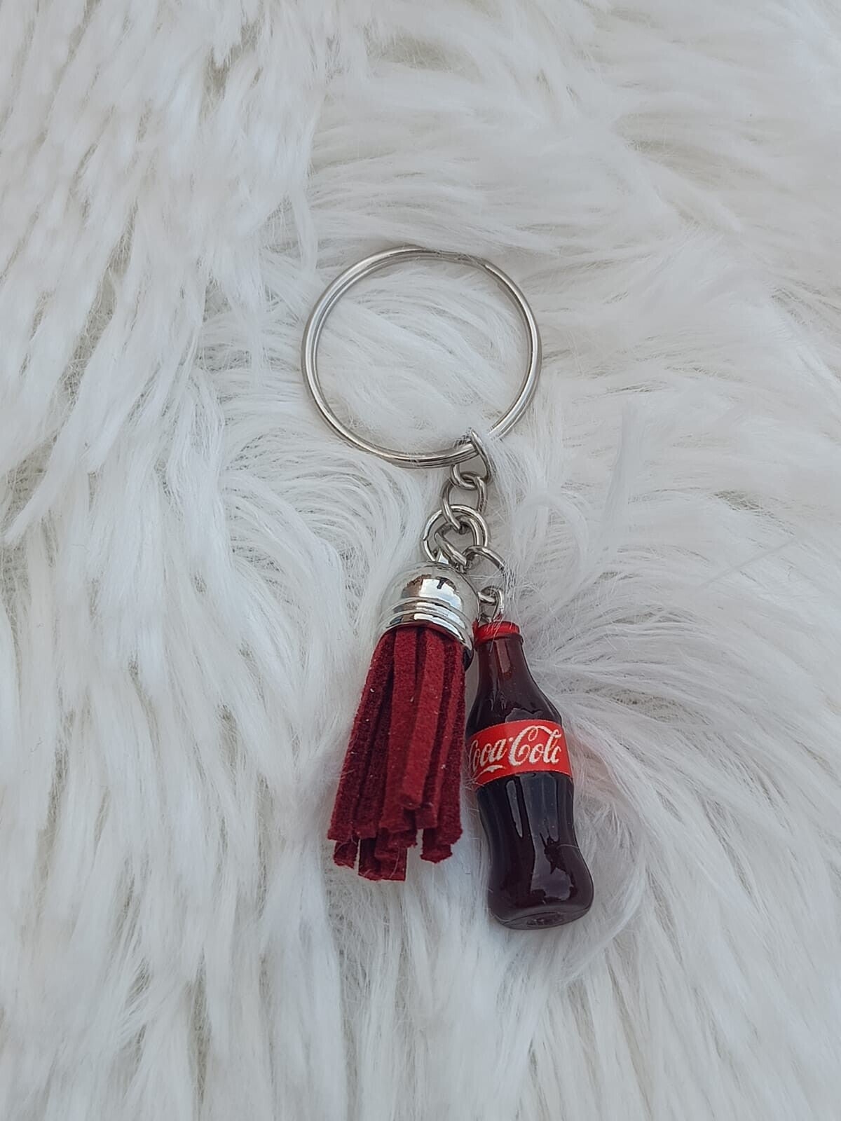 Sleutelhanger Cola rood\bruin