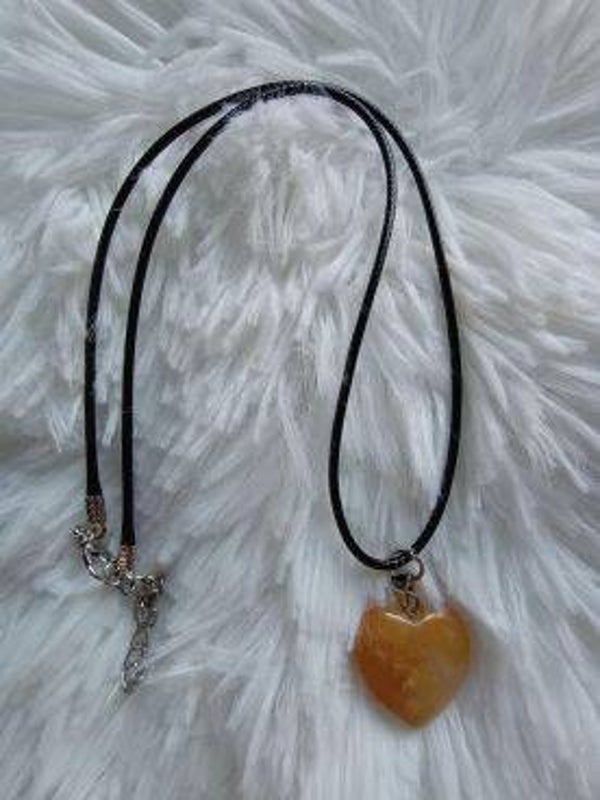 Ketting hartje creme