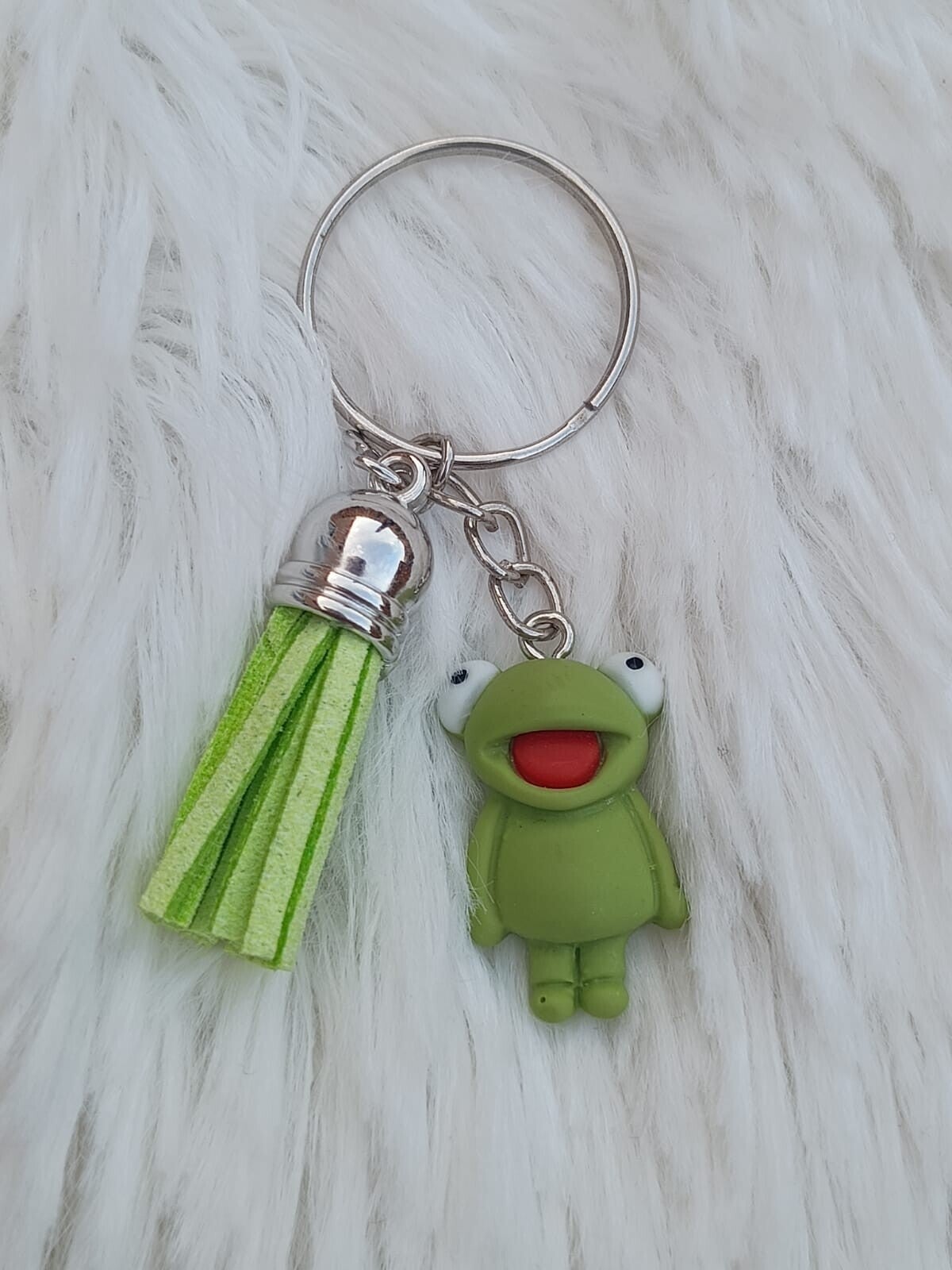 Sleutelhanger Kikker groen