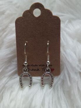 Oorbel Hoefijzer zilver