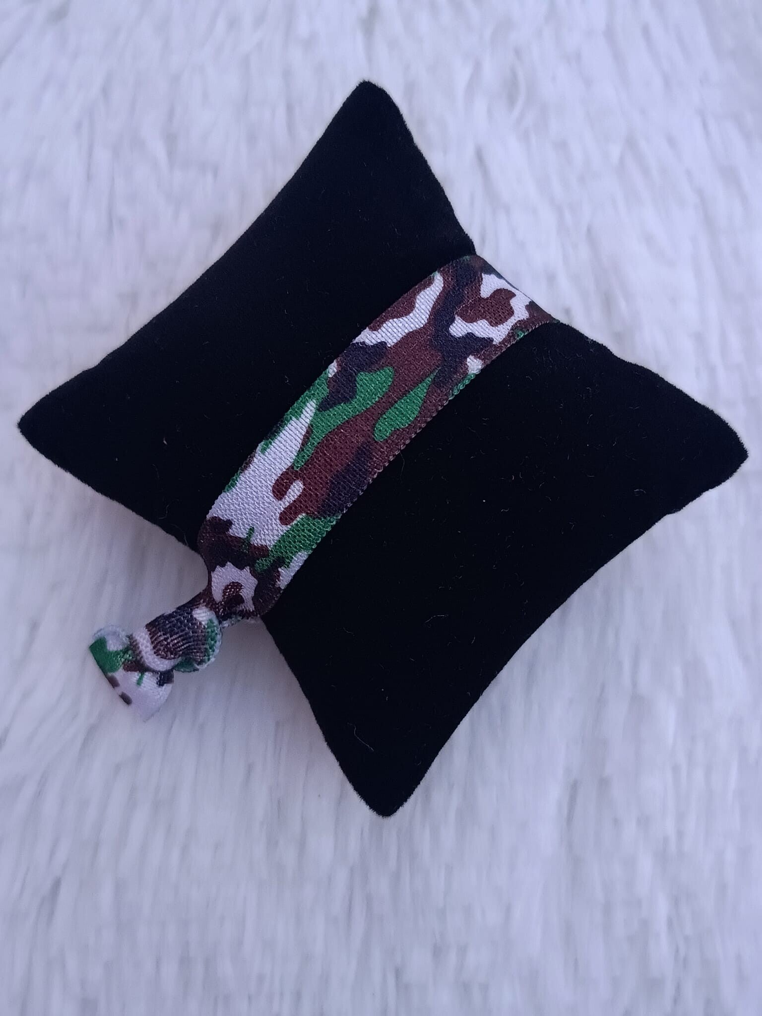 Lint leger groen/wit/zwart