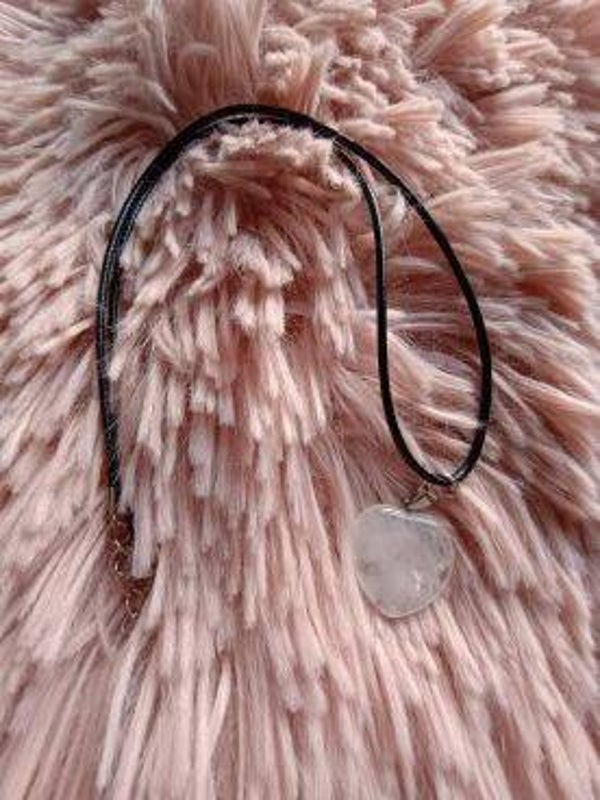 Ketting doorzichtig hartje
