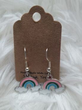 Oorbel Regenboog meerkleurig