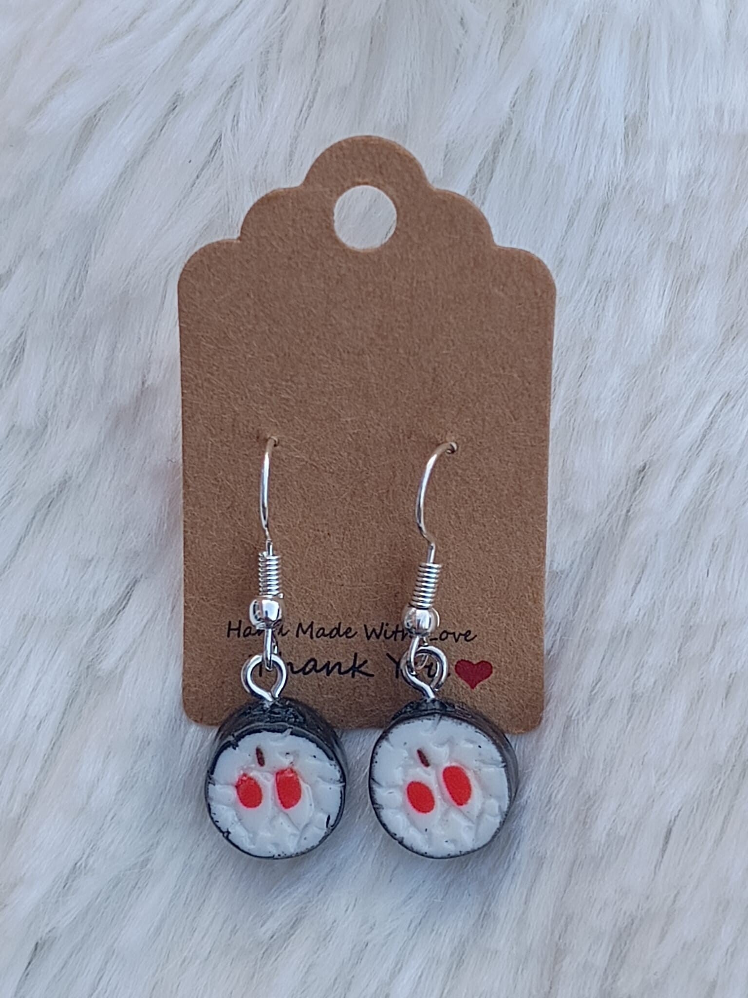 Oorbel Sushi meerkleurig