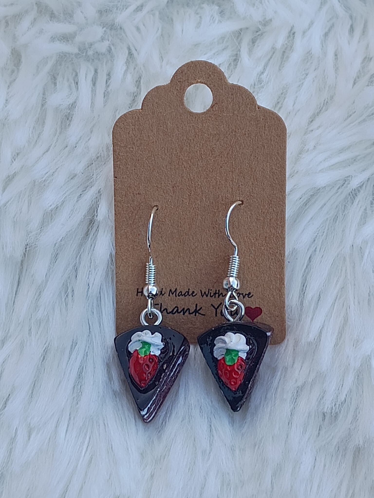 Oorbel Taart meerkleurig