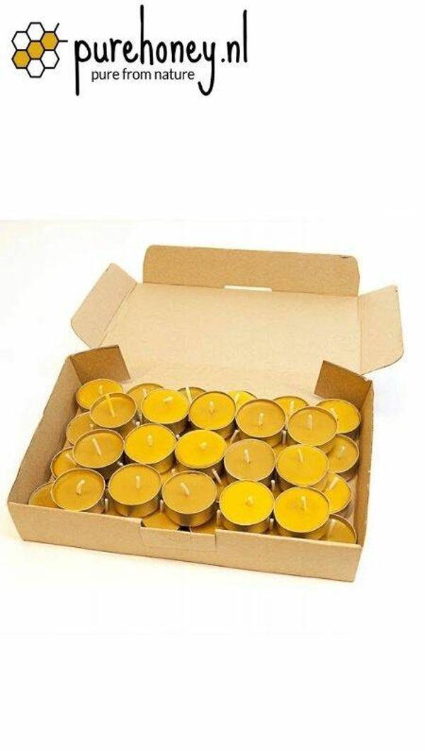 Komplet podgrzewaczy z wosku pszczelego, 30 sztuk (4cm) ⭐⭐⭐⭐⭐