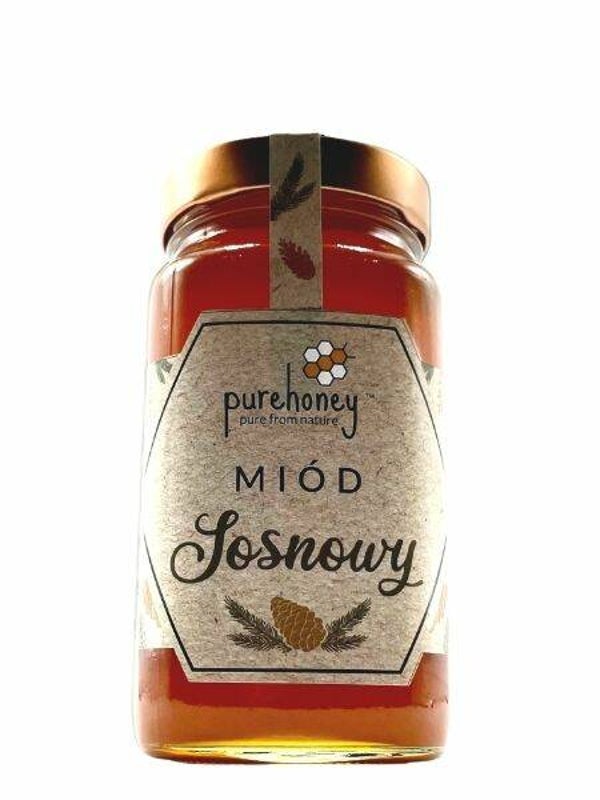 Miód sosnowy XL (800g) ⭐⭐⭐⭐⭐