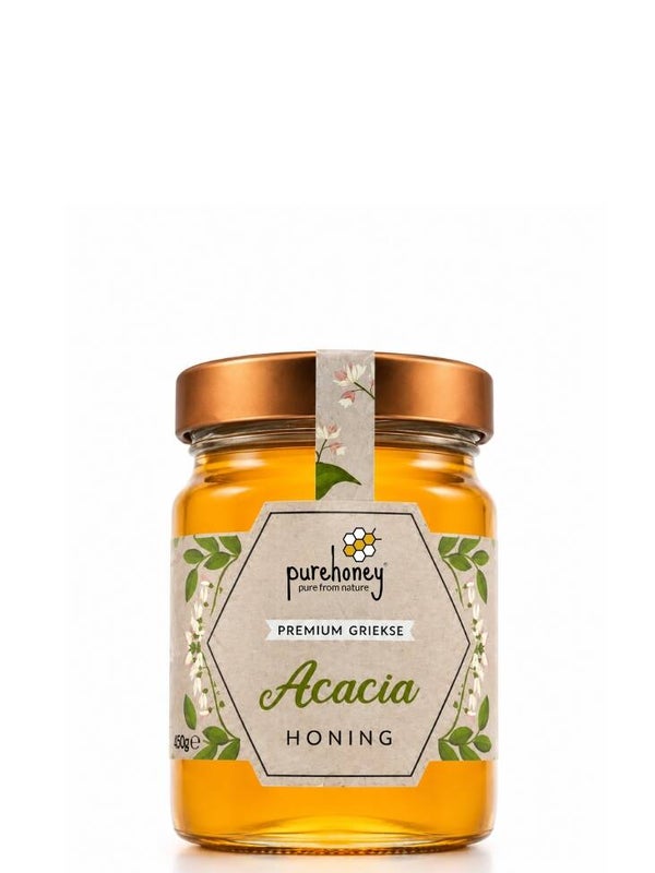 Griekse Acaciahoning (450g) ⭐⭐⭐⭐⭐