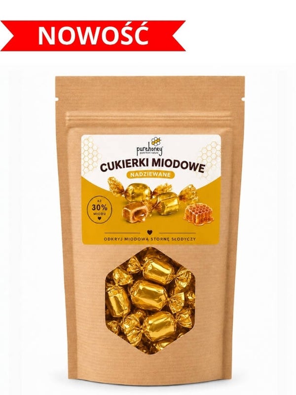 Cukierki miodowe nadziewane (150g)⭐⭐⭐⭐⭐