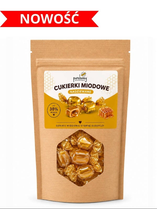 Cukierki miodowe z nadzieniem (150g)⭐⭐⭐⭐⭐