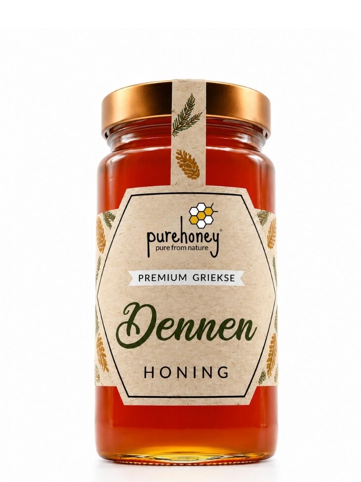 Griekse Dennenhoning XL (800g) ⭐⭐⭐⭐⭐