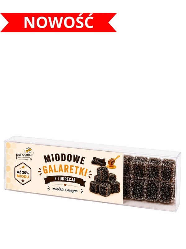 Galaretki miodowe z lukrecją (150g)⭐⭐⭐⭐⭐
