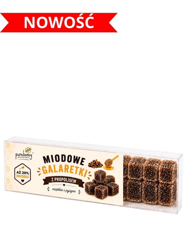 Galaretki miodowe z propolisem (150g)⭐⭐⭐⭐⭐
