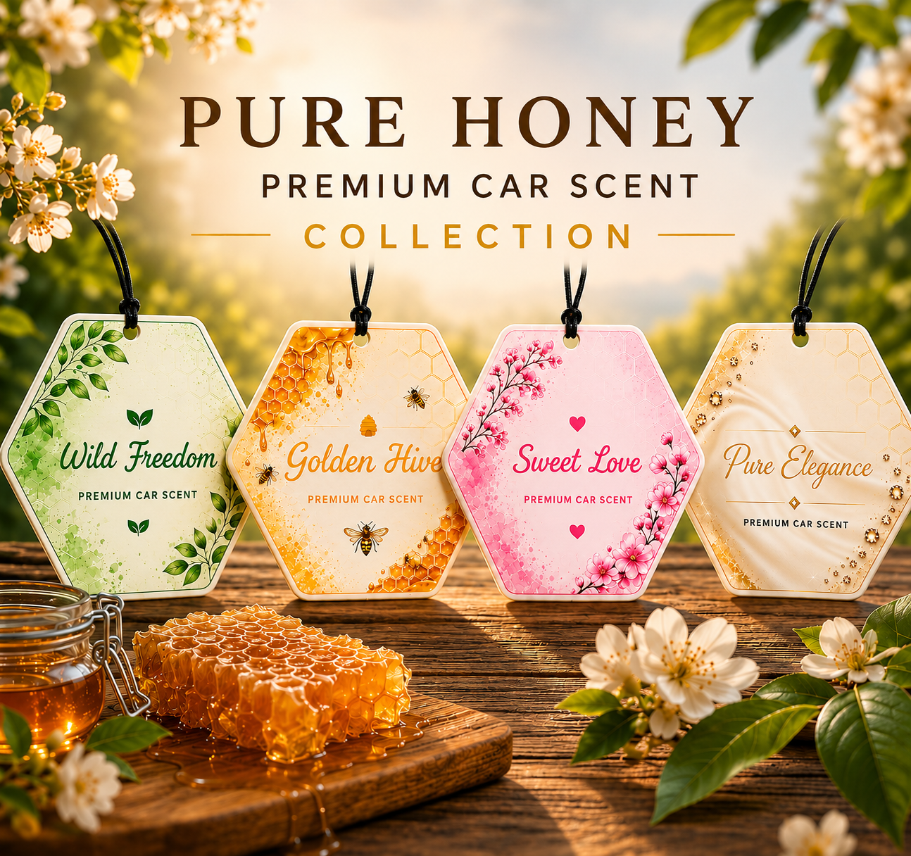 Honing mosterd collectie - Pure Honey