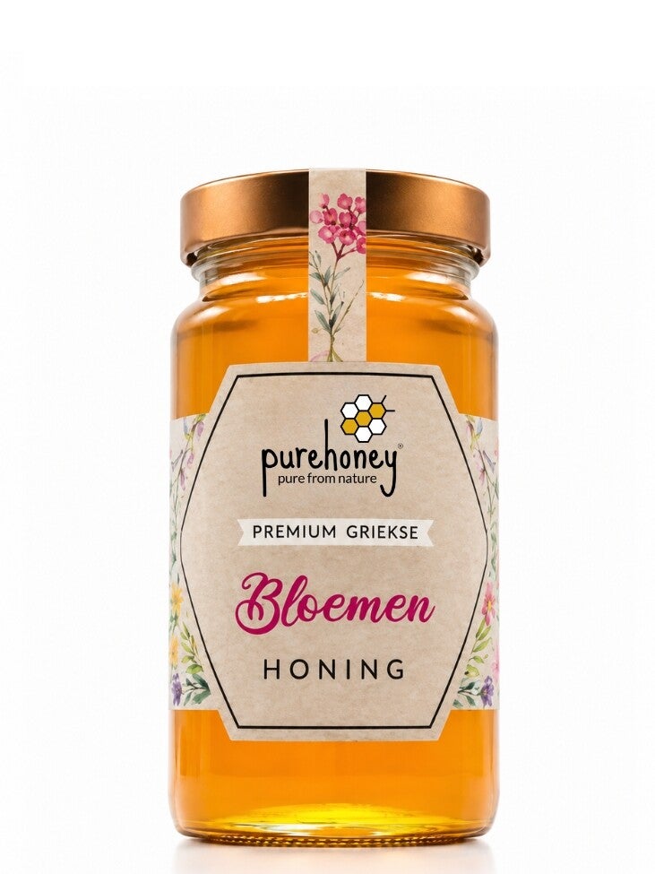 Griekse Bloemenhoning (800g) ⭐⭐⭐⭐⭐