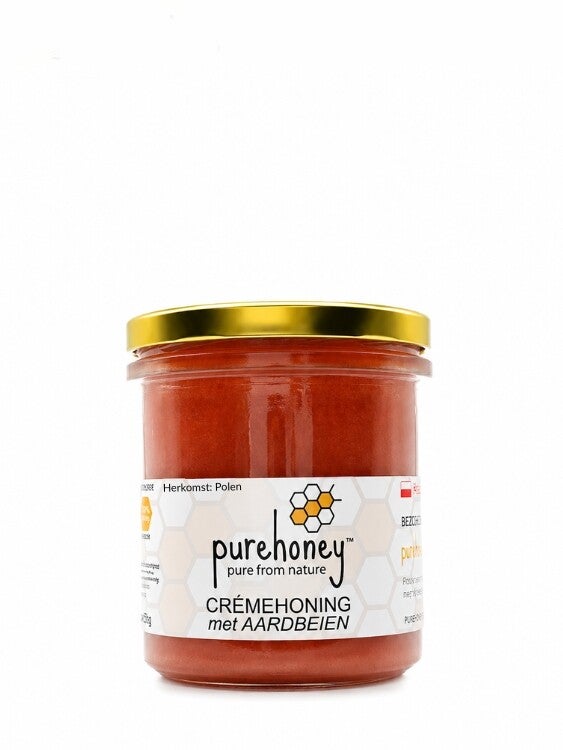 Honing met aardbeien (400g) ⭐⭐⭐⭐⭐