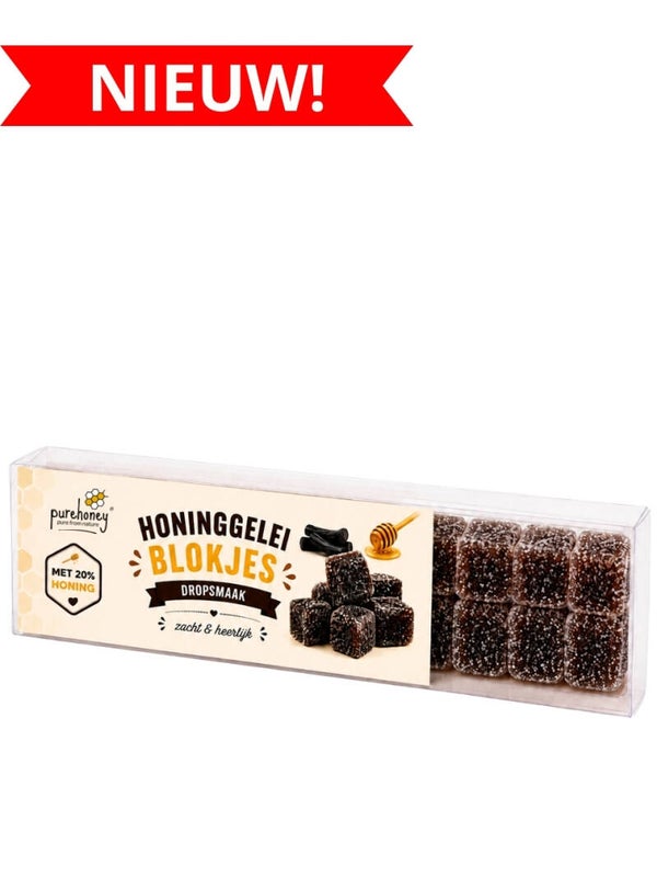 Honinggeleiblokjes met dropsmaak (150g) ⭐⭐⭐⭐⭐