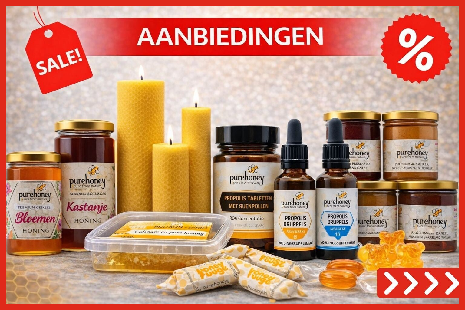 Aanbiedingen - Pure Honey