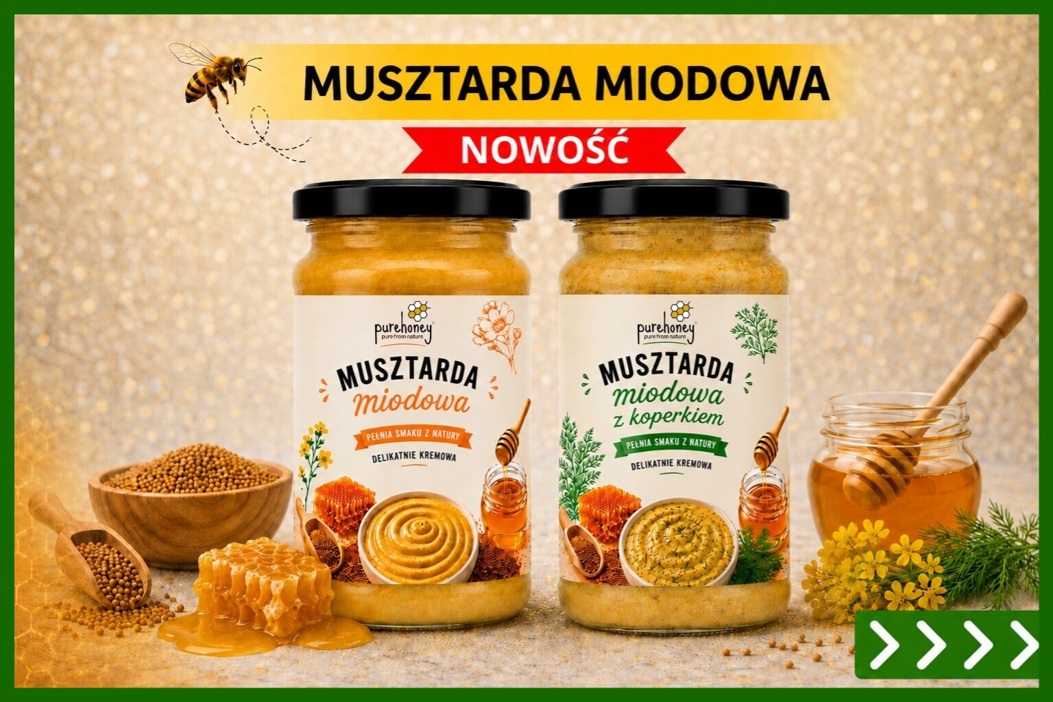 Musztarda miodowa - Pure Honey