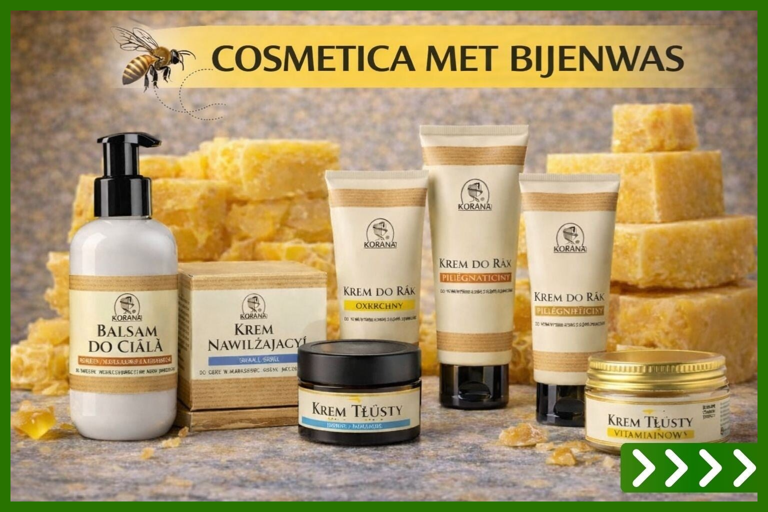 Cosmetica met bijenwas - Pure Honey