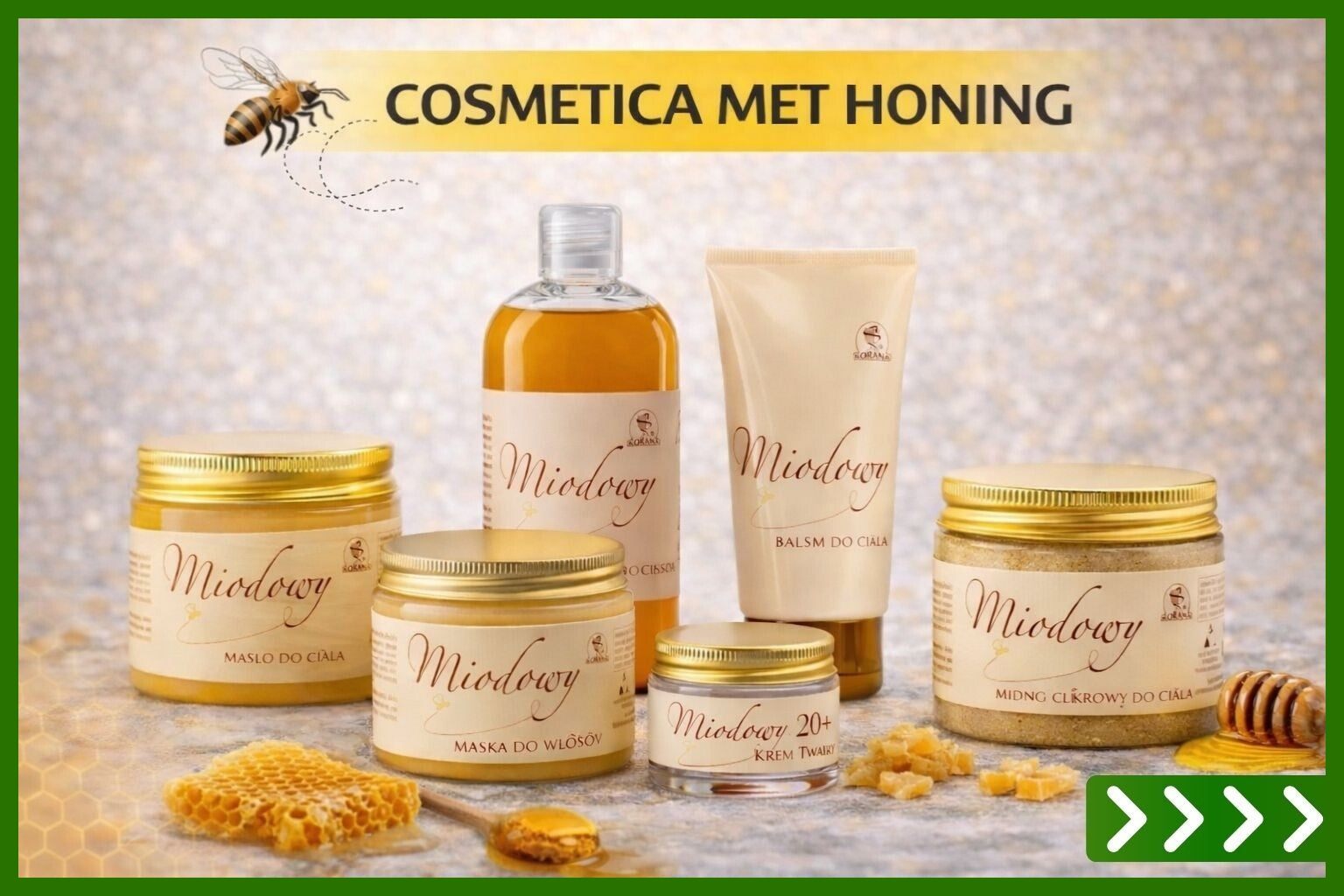 Cosmetica met honing - Pure Honey