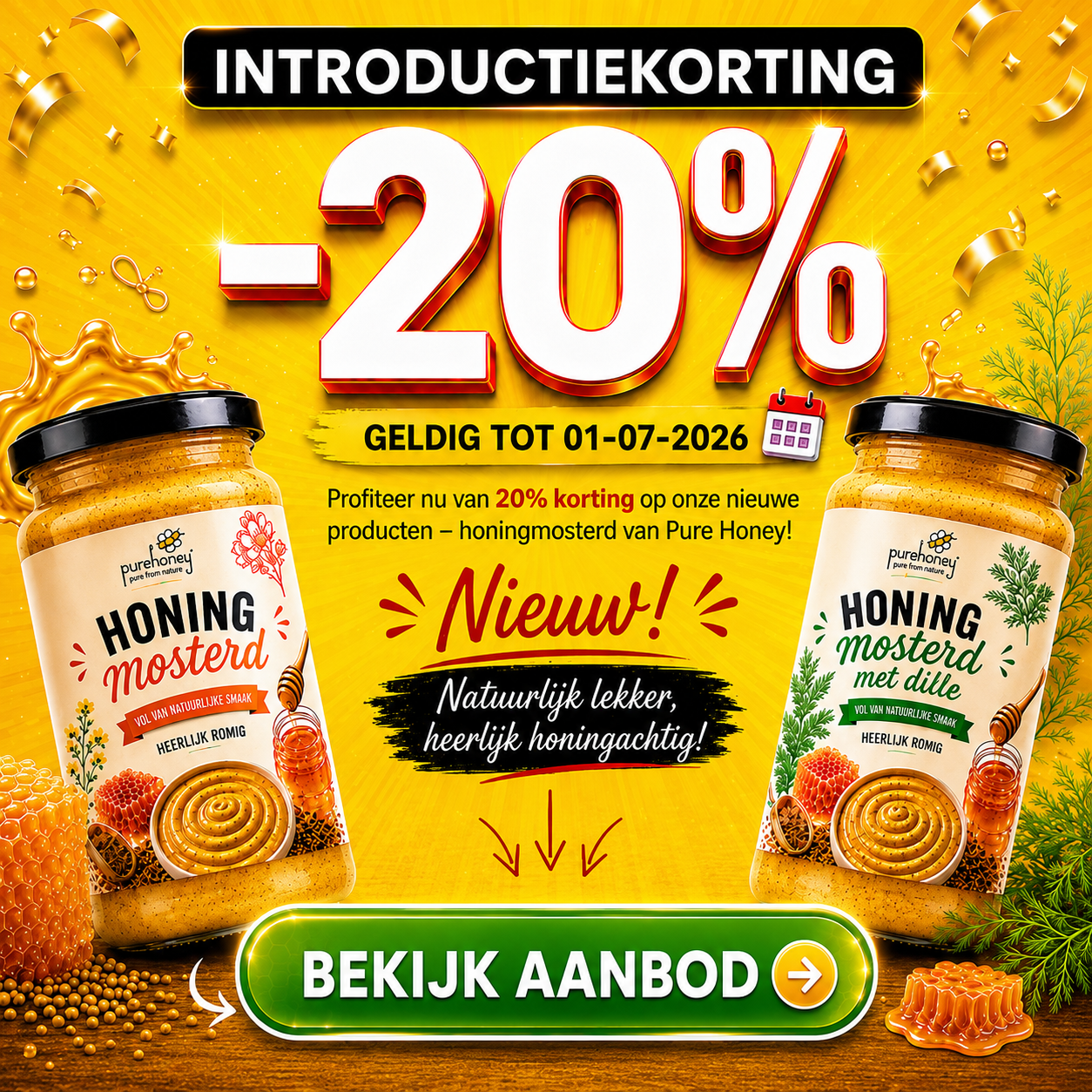 Introductiekorting - Pure Honey