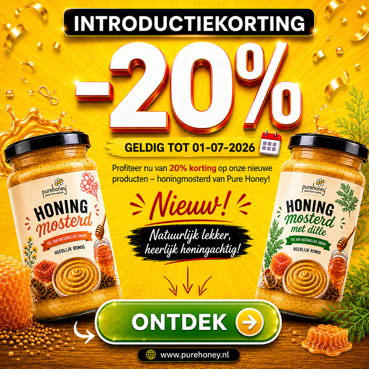 Introductiekorting - Pure Honey