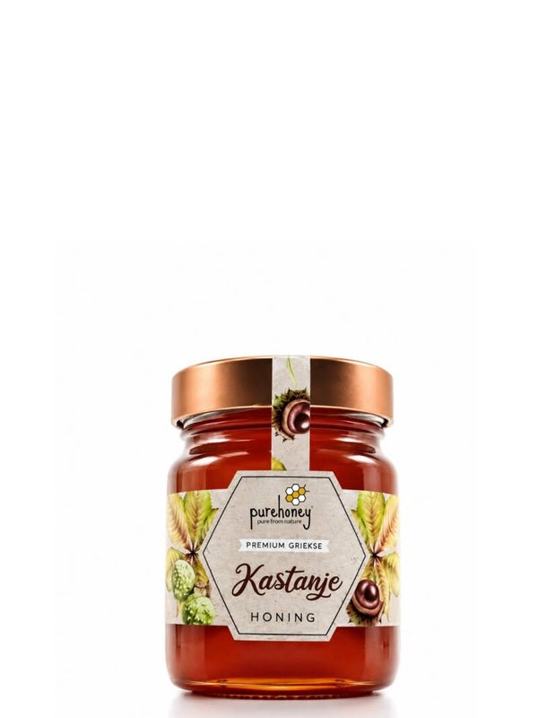 Griekse Kastanjehoning (280g) ⭐⭐⭐⭐⭐