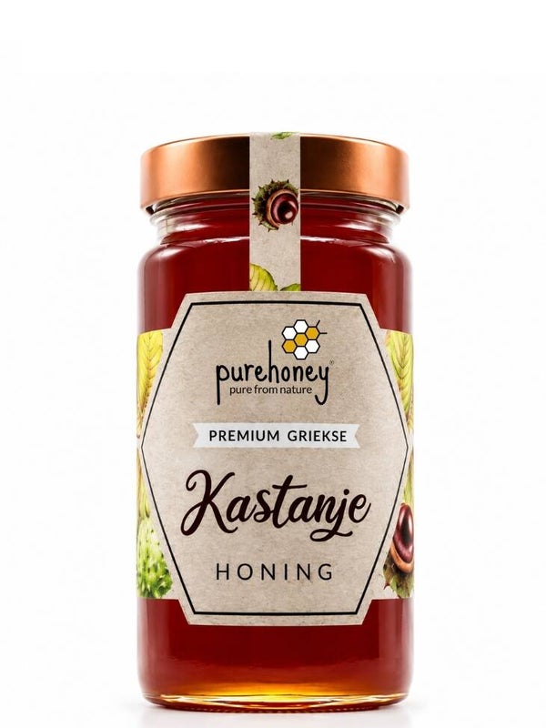 Griekse Kastanjehoning XL (800g) ⭐⭐⭐⭐⭐