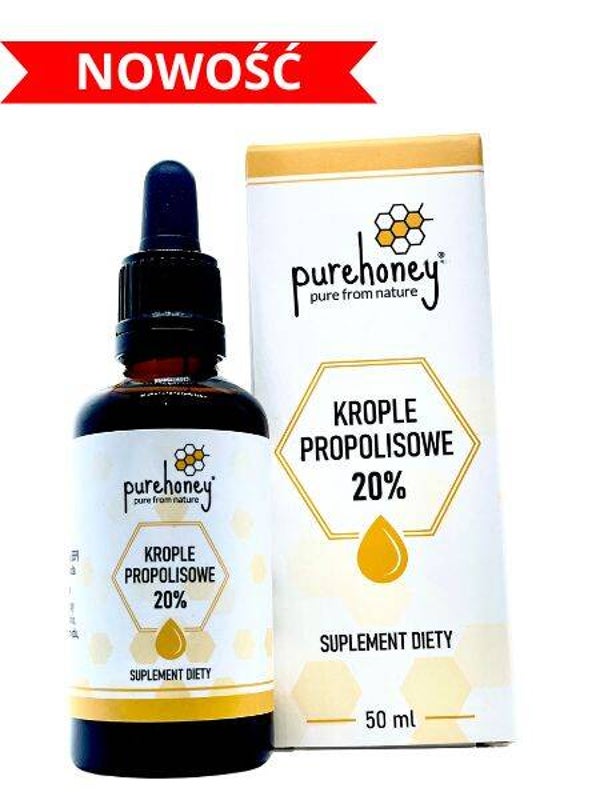 Krople propolisowe 20% ⭐⭐⭐⭐⭐