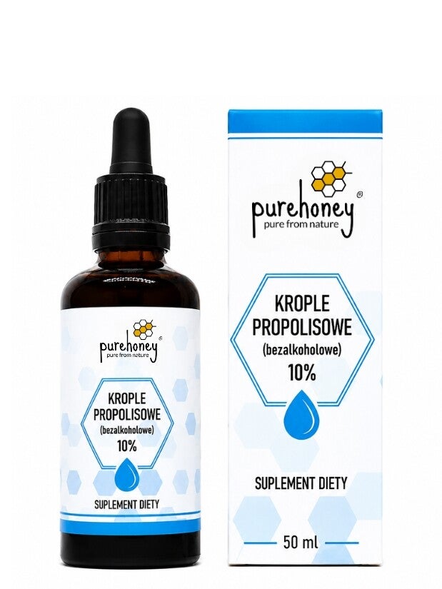 Krople propolisowe bezalkoholowe (50ml)  ⭐⭐⭐⭐⭐