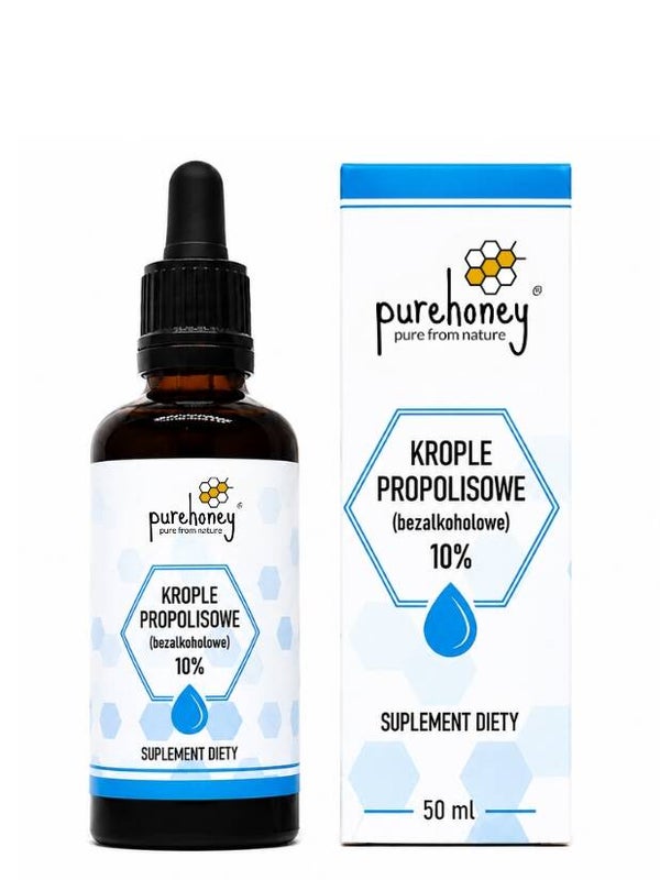 Krople propolisowe bezalkoholowe (50ml)  ⭐⭐⭐⭐⭐