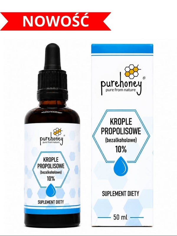 Krople propolisowe bezalkoholowe (50ml)  ⭐⭐⭐⭐⭐