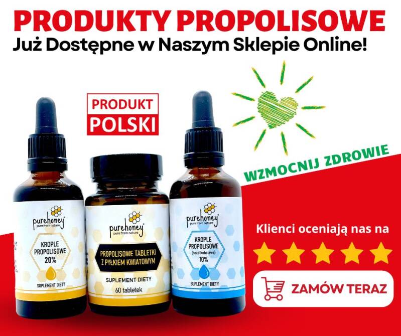 Produkty propolisowe w Holandii - Pure Honey