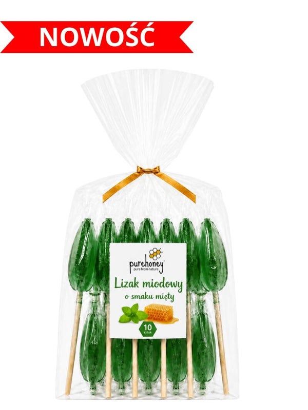 Lizak miodowy z miętą ⭐⭐⭐⭐⭐
