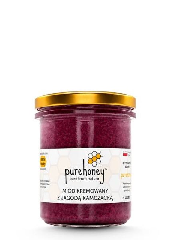 Miód z jagodą kamczacką (400g) ⭐⭐⭐⭐⭐